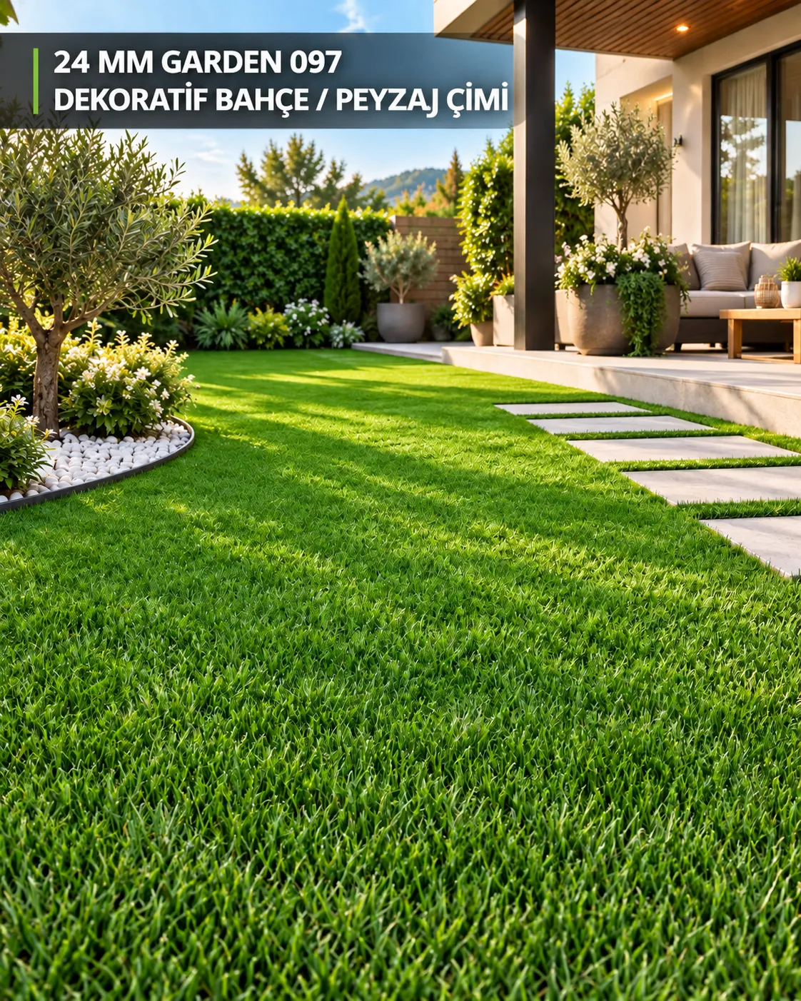 24mm garden 097 peyzaj çim halısı