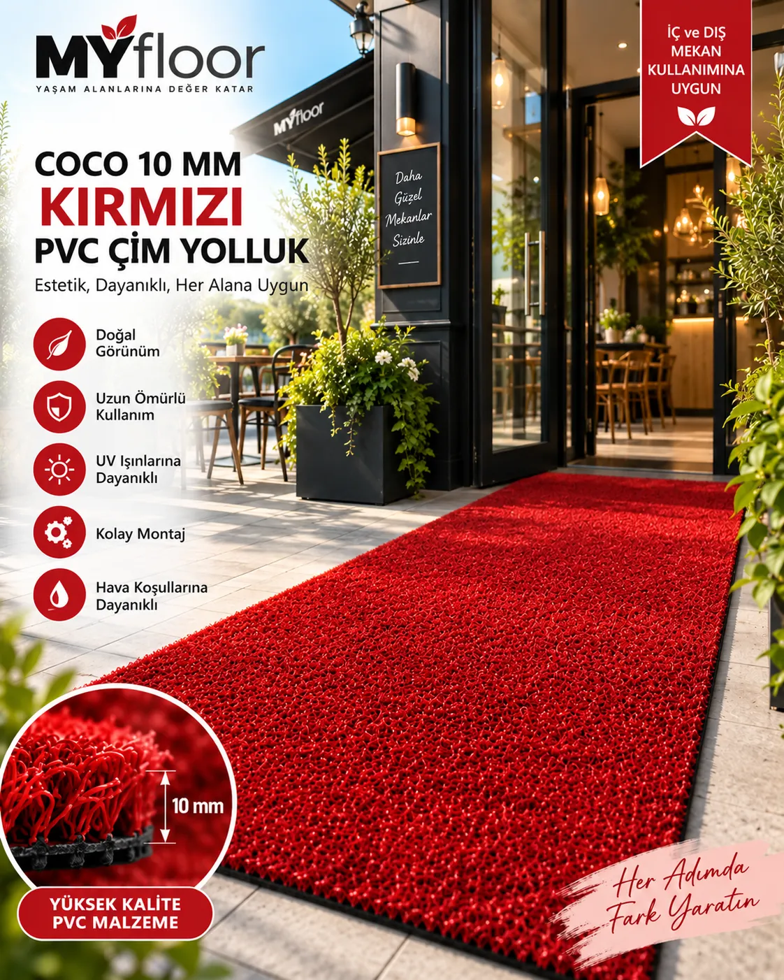 Coco Yolluk Kırmızı